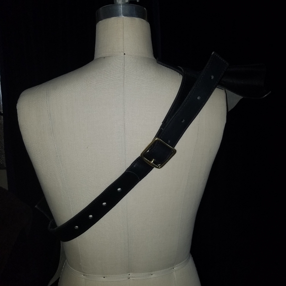 Brand new, rare all leather fanny pack corset belt - Picture 3 of 16